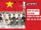 “Mình yêu nước chứ mình không yêu đảng nha. Một, hai, ba, bò vô húc.”