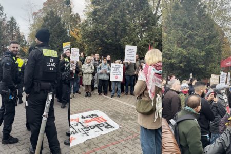 Nổ ra biểu tình tại khu Chợ Đồng Xuân Berlin!